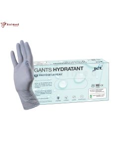 07GN2810UBMR 3378920009647 Gants Hydratants Nitrile Non Poudrés JET - Tailles 10 / XL Boite de 100