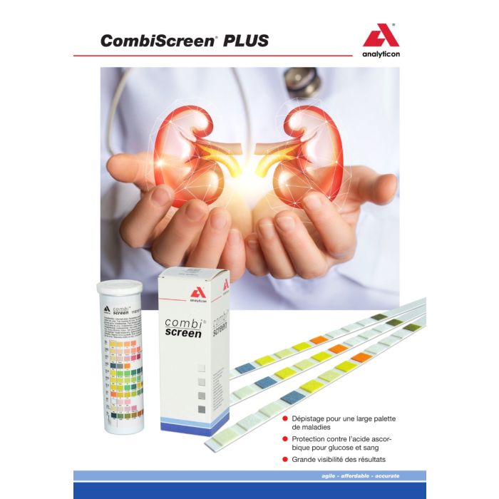 Bandelettes urinaires CombiScreen® Plus - La boite - LD Medical
